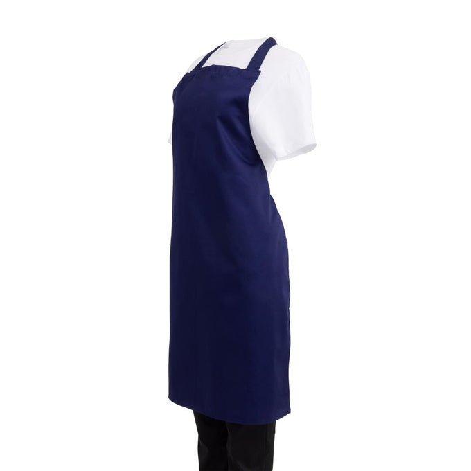 Tablier bavette bleu marine - Whites Chefs Clothing