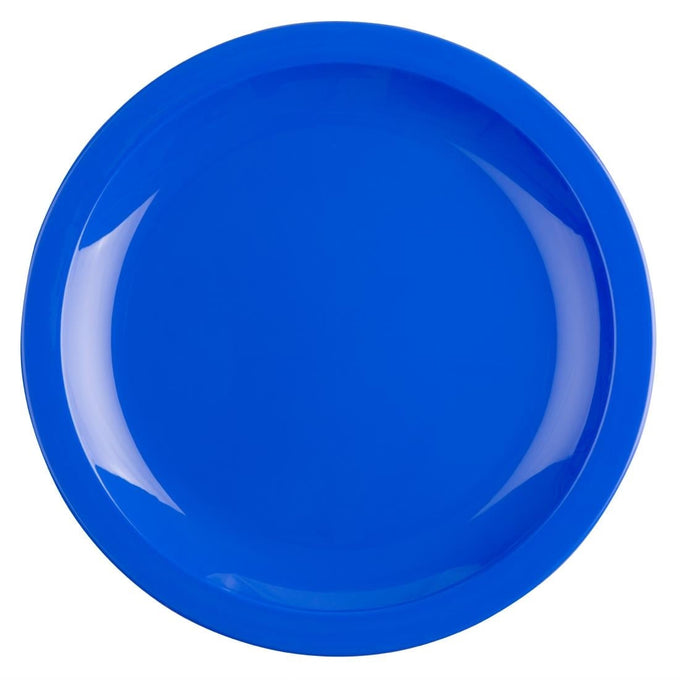 Assiettes en polypropylène Kristallon bleues 230 mm (lot de 12) - Olympia