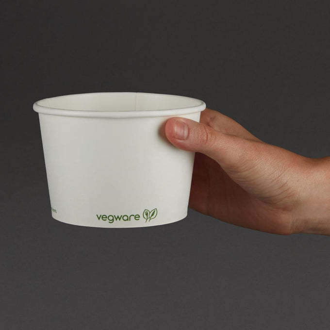 Bols à soupe / glace compostables 455 ml (lot de 500) - Vegware