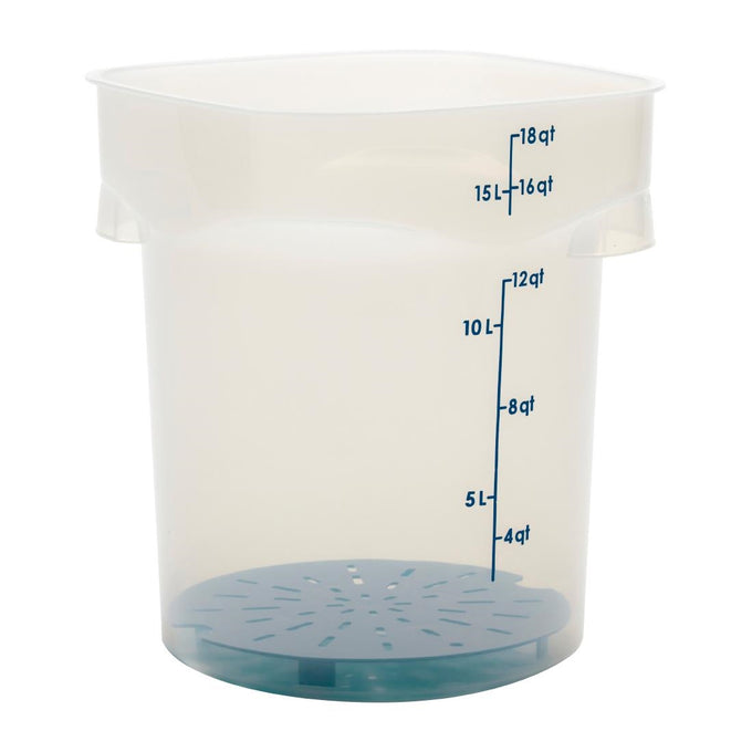 Boîte en polypropylène FreshPro CamRound 17,2 L - Cambro