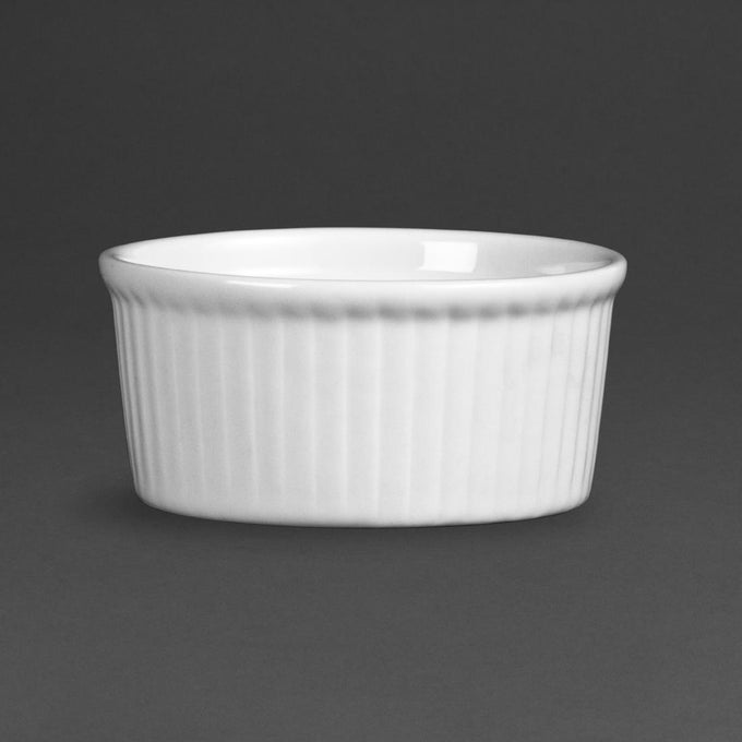 Ramequins Whiteware 80 mm (lot de 12) - Olympia