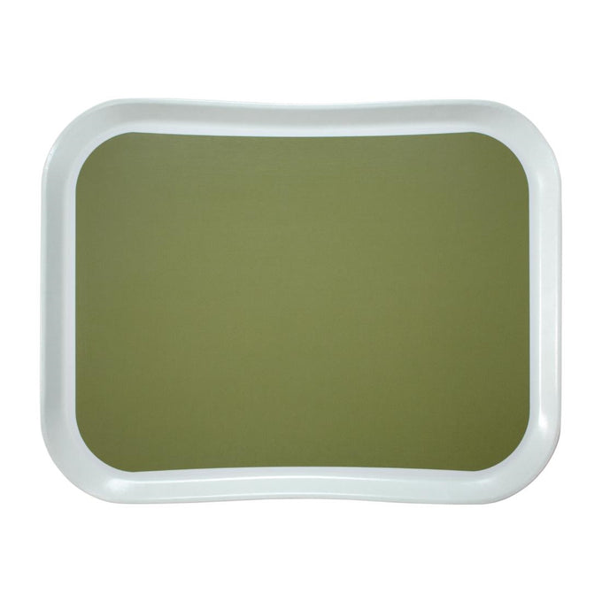 Plateau en polyester Century Fun Versa Lite 430 mm vert sauge - Cambro