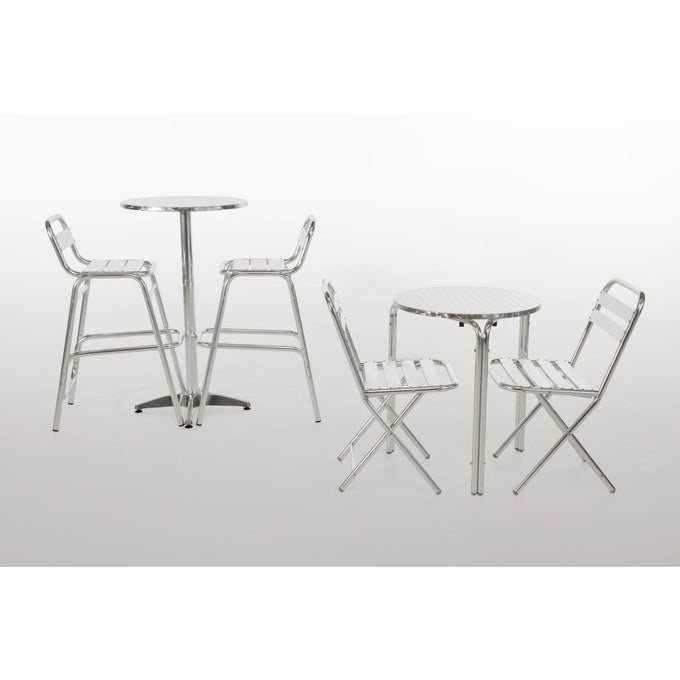 Table bistro ronde empilable 600 mm - Bolero
