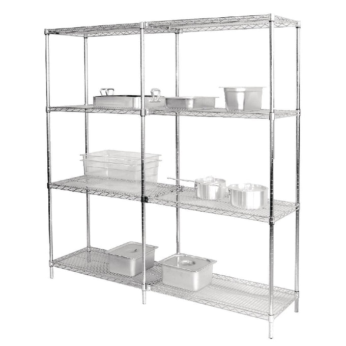 Lot de 2 étagères métalliques 1525 × 457 mm - Vogue