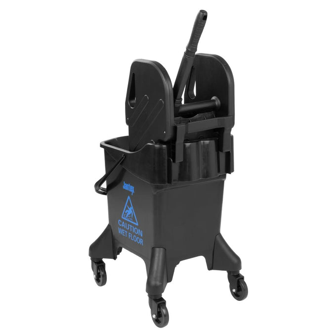 Seau essoreur haut 20 litres marquage bleu - Jantex