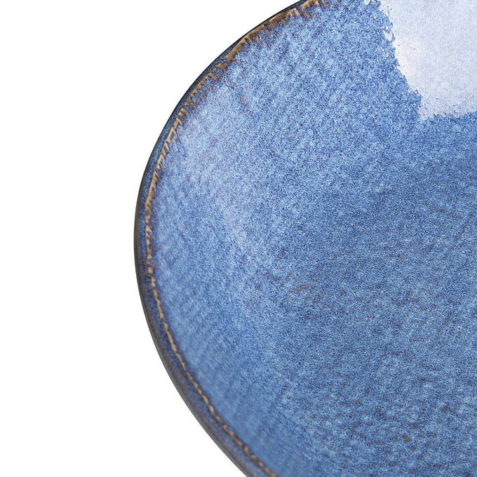 Bols plats Denim Blue 220 mm (lot de 6) - Olympia