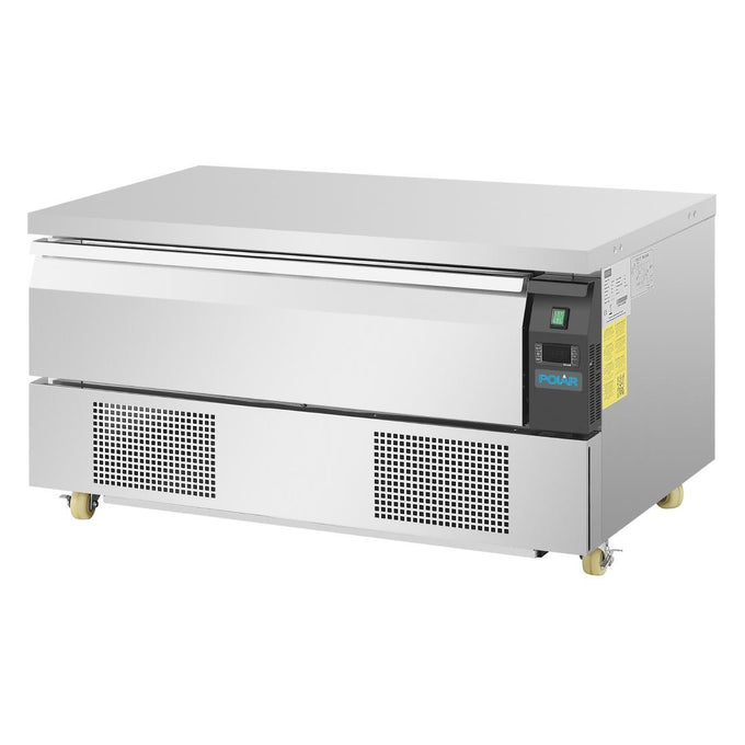 Soubassement double réfrigération 1 tiroir Série U 3x GN 1/1 - 116 L - Polar