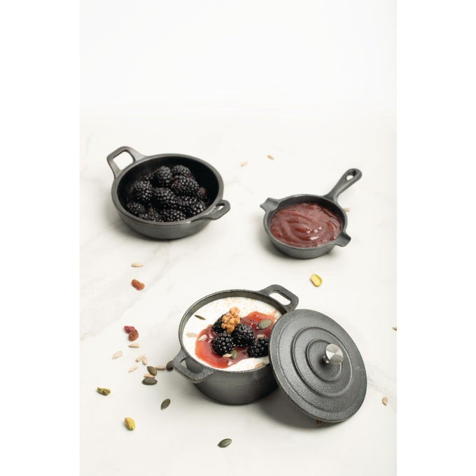 Mini plat rond 2 poignées 120 mm - Comas