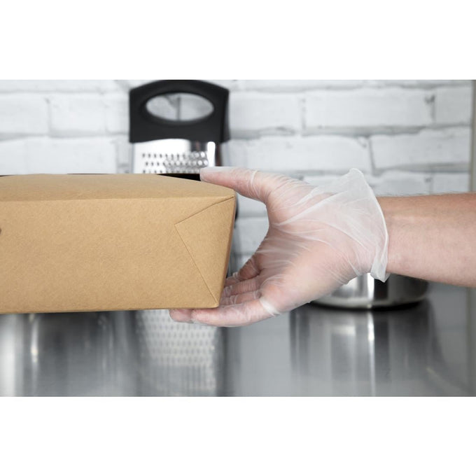 Gants en vinyle non poudrés (lot de 100) - Hygiplas