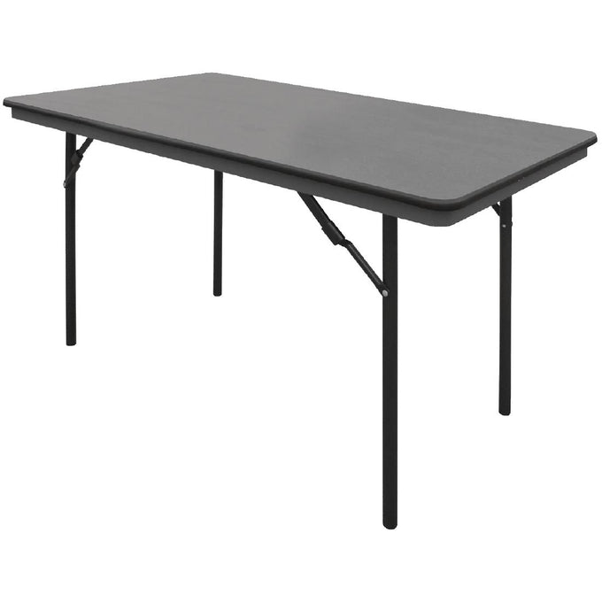Table rectangulaire pliante grise en ABS 1220 mm - Bolero
