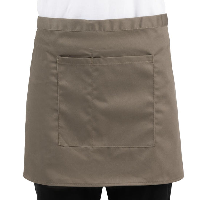 Tablier court Bistro vert olive - Whites Chefs Clothing