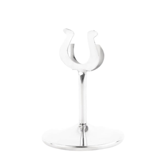 Support numéro de table en inox 100 mm - Olympia