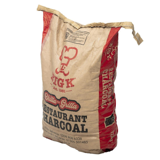 Charbon de bois naturel de restaurant 12 kg - Big K