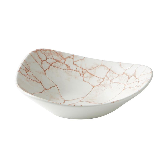 Bols triangulaires Studio Prints Kintsugi Lotus Coral 228 mm (lot de 12) - Churchill