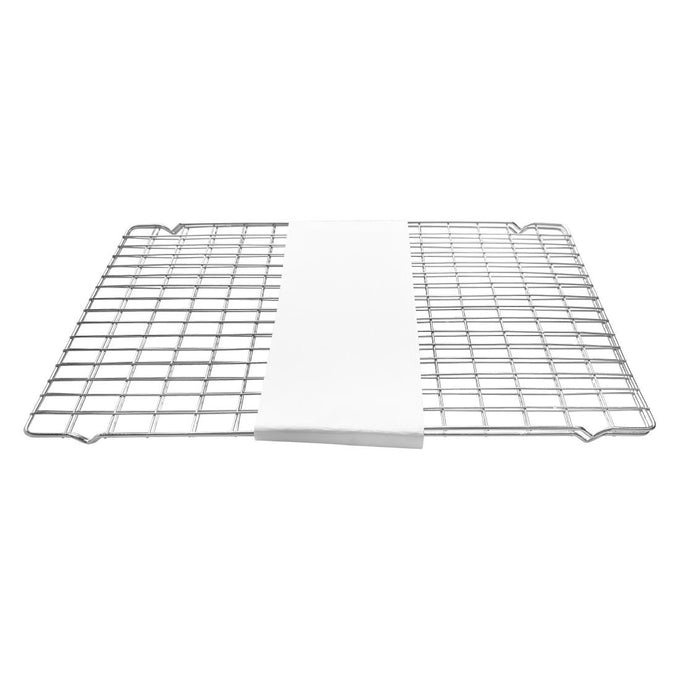 Grilles de refroidissement en acier inoxydable 432 × 254 mm (lot de 2)