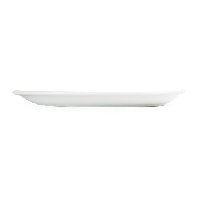 Assiettes Ovales Blanches 250 mm (lot de 6) - Olympia