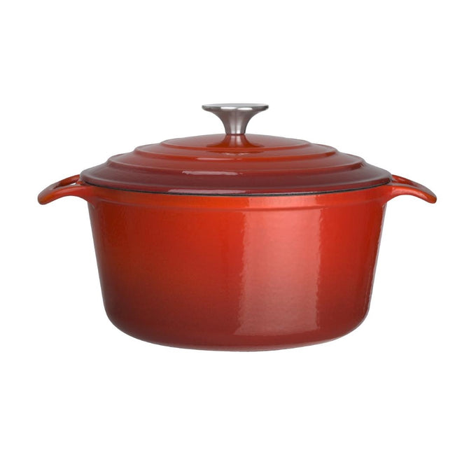 Grande cocotte ronde rouge - 4 L - Vogue