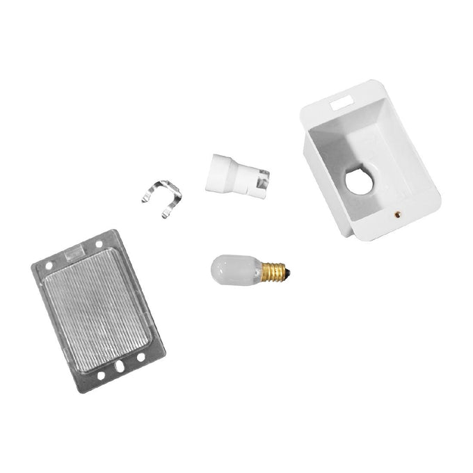 Boîtier de lampe avec lentille pour armoire réfrigérée positive GN 2 portes 1300 L Série U - Polar