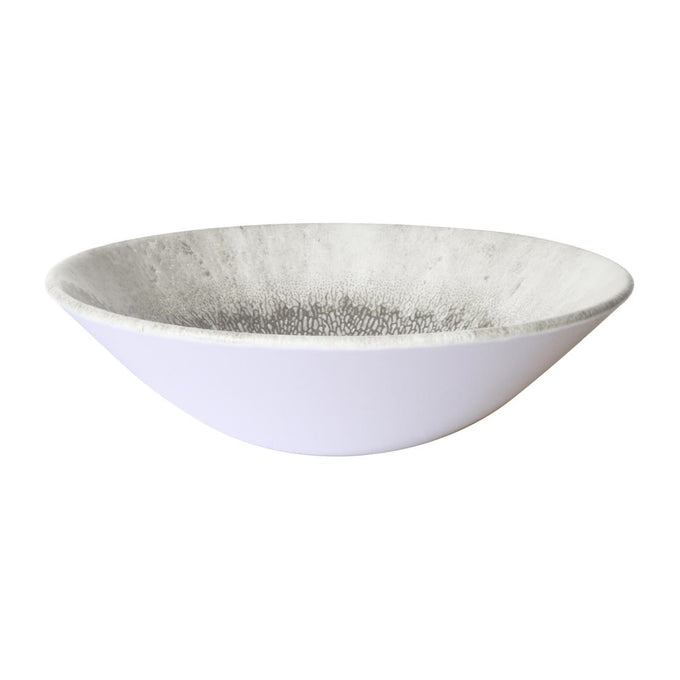 Assiettes creuses rondes Studio Prints Fusion Grey 203 mm (lot de 6) - Churchill