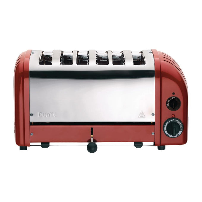 Grille-pain 6 tranches rouge Vario 60154 - Dualit