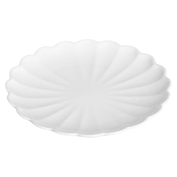 Assiettes festonnées Bloom blanches 175 mm (lot de 6) - Olympia