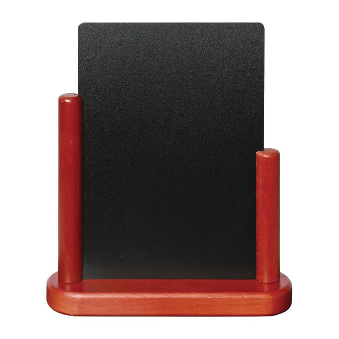Ardoise de table finition acajou 280 × 200 mm - Securit