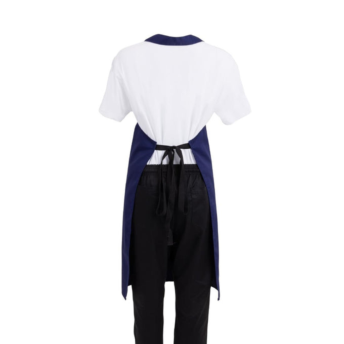 Tablier bavette bleu marine - Whites Chefs Clothing