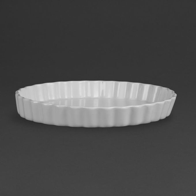 Plats à tarte Whiteware 297 mm (lot de 6) - Olympia