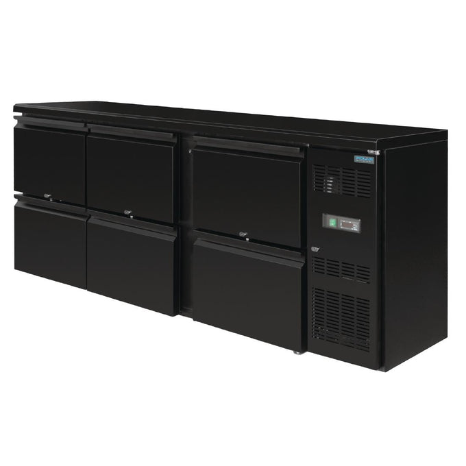 Arrière-bar Série U 6 tiroirs - 536 L - Polar