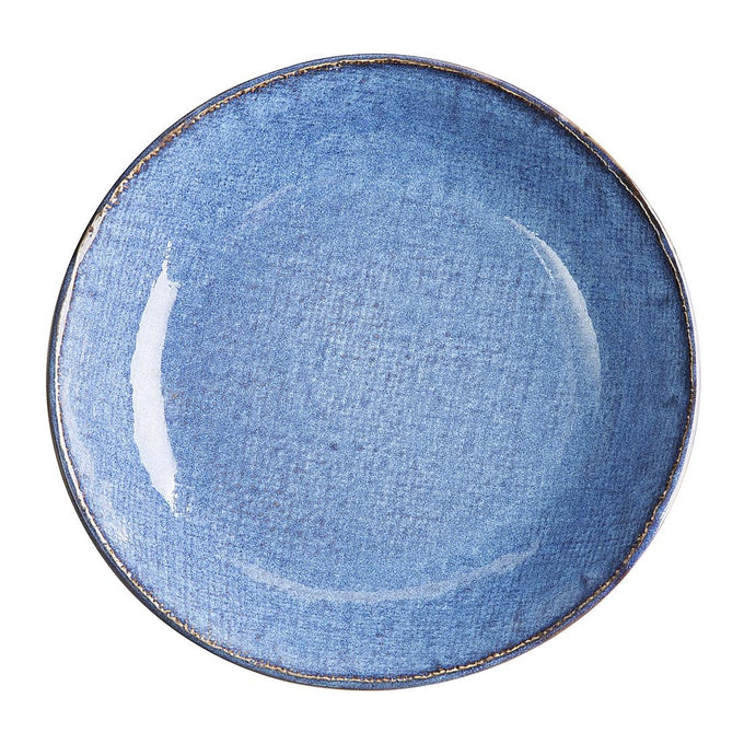 Bols plats Denim Blue 220 mm (lot de 6) - Olympia