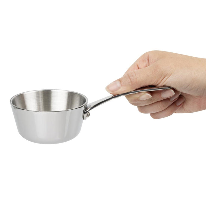 Mini saucière en acier inoxydable 85 mm - Vogue