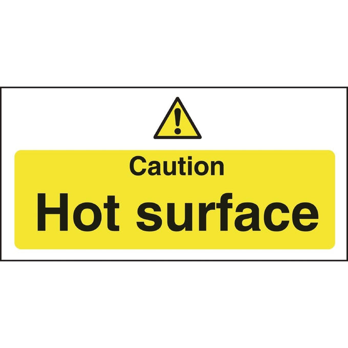 Signalétique attention surface chaude (en anglais) - Vogue