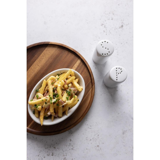 Plats à gratin ovales Whiteware 161 × 116 mm (lot de 6) - Olympia