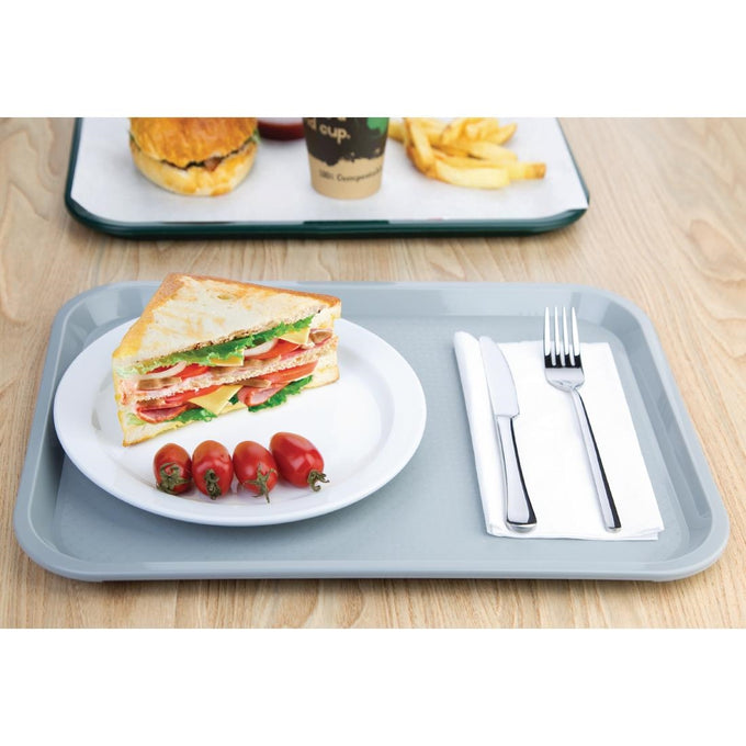 Plateau self-service Kristallon 305 × 415 mm gris - Olympia