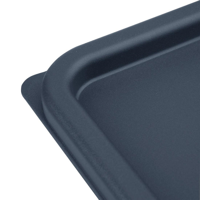 Couvercle carré bleu petit - Hygiplas