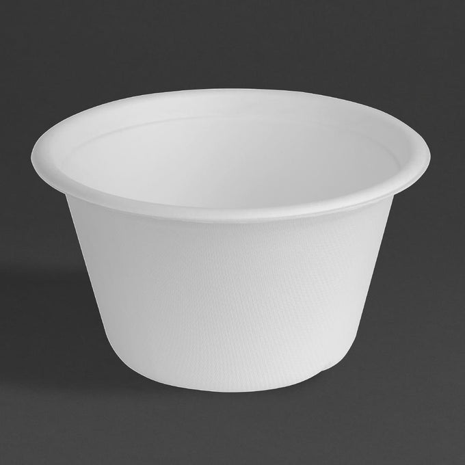 Bols en bagasse 500 ml (lot de 50) - Fiesta Compostable