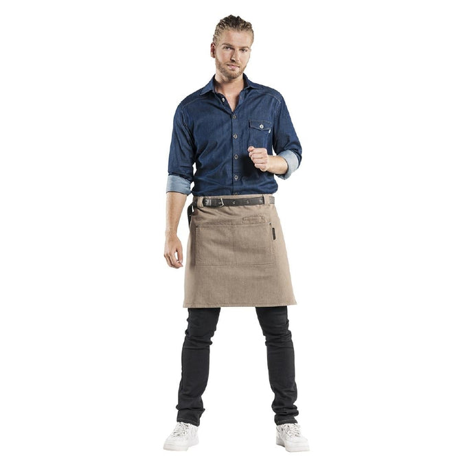 Tablier mixte Forene Denim marron 70 × 50 cm - Chaud Devant