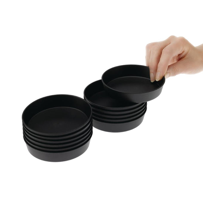 Moules à quiche Exoglass 100 mm (lot de 12) - Matfer Bourgeat