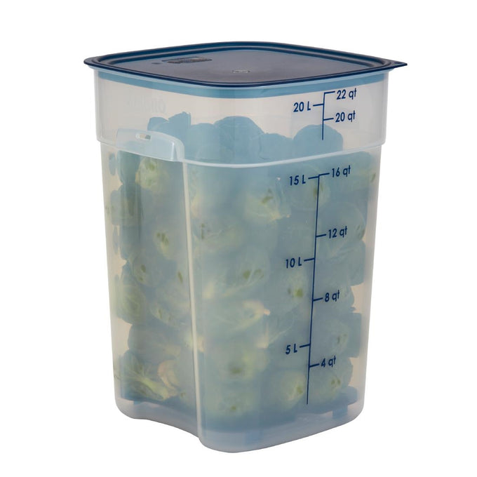 Boîte en polypropylène FreshPro CamSquare 20,8 L - Cambro