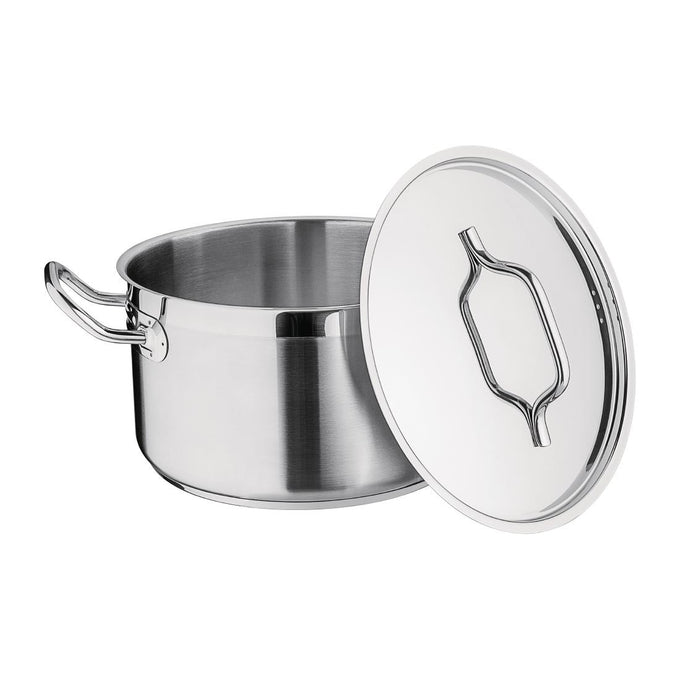 Braisière inox avec couvercle 24 cm - 5,6 L