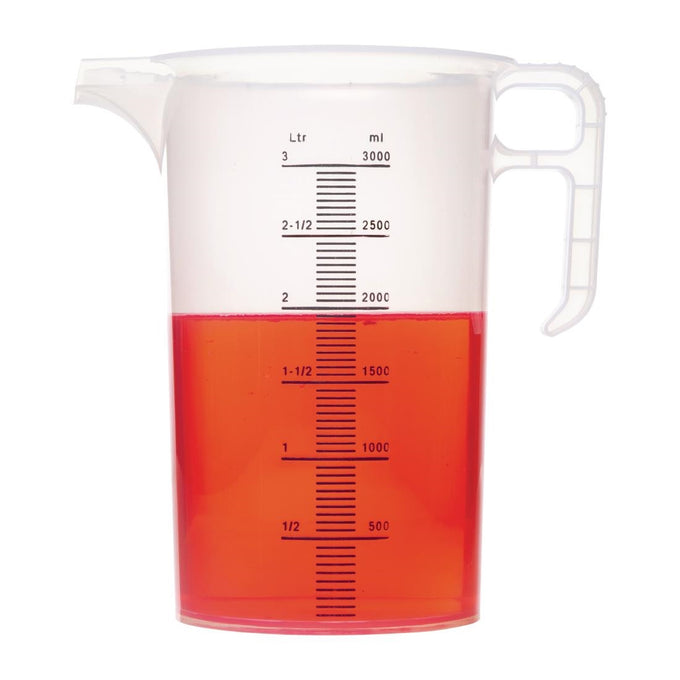 Pichet mesureur en polypropylène 3 L - Pro-Measures