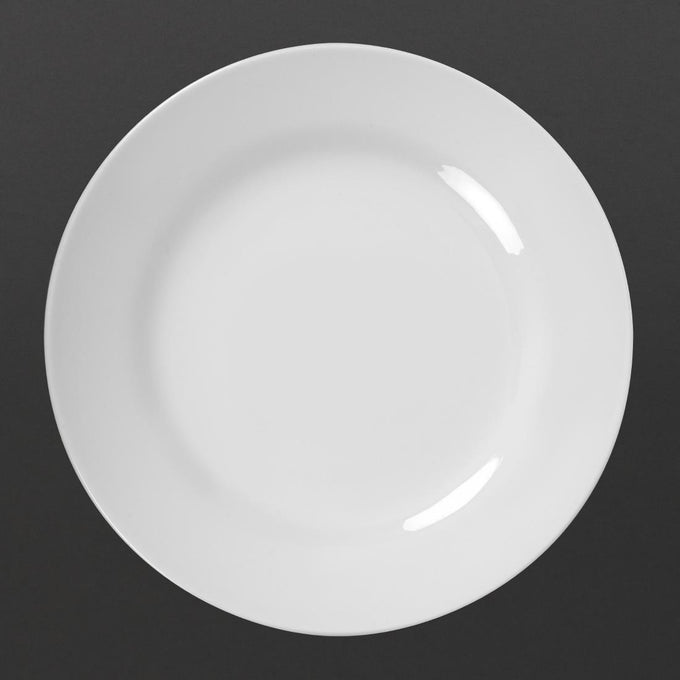 Assiettes classiques Whiteware 280 mm (lot de 12) - Churchill