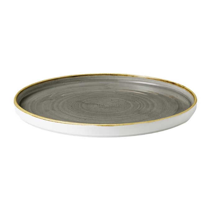 Assiettes avec rebord Stonecast Peppercorn Grey 210 mm (lot de 6) - Churchill