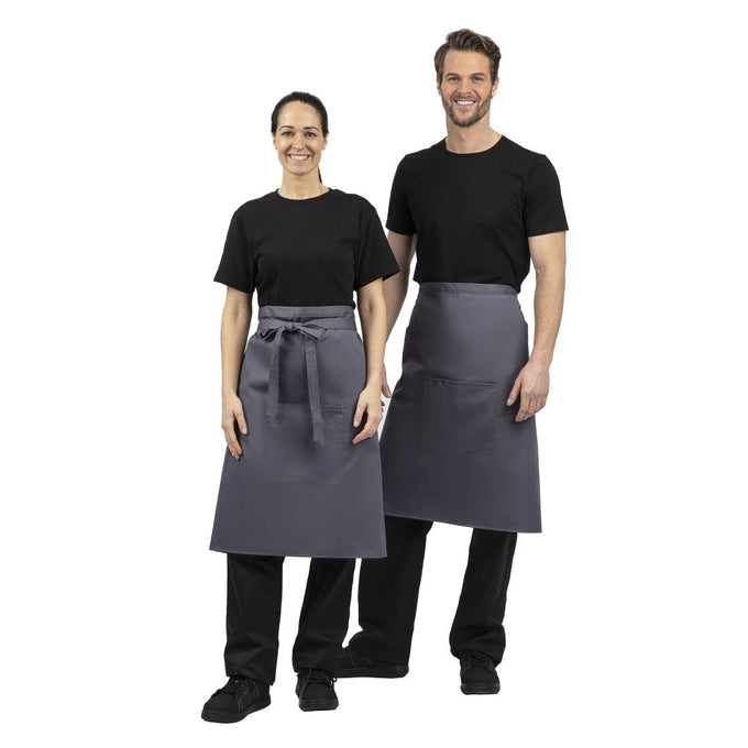 Tablier serveur gris anthracite - Whites Chefs Clothing