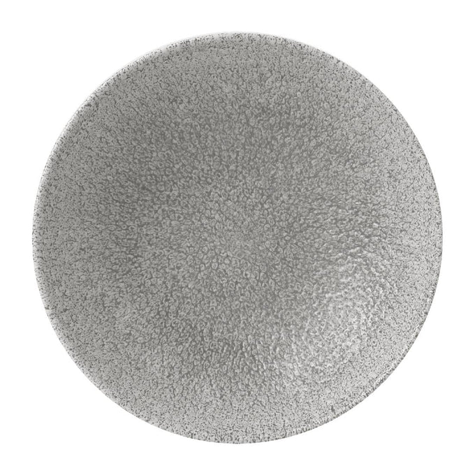Assiettes rondes Raku Jasper Grey Evolve 165 mm (lot de 12) - Churchill
