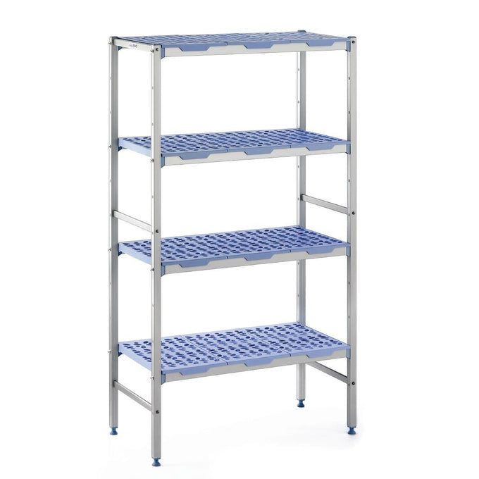 Rayonnage modulaire 4 niveaux 400 × 1492 mm - Tournus