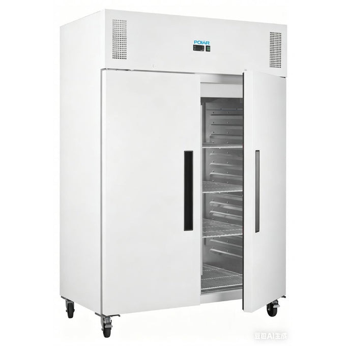 Armoire réfrigérée positive blanche série G 2 portes 1 152 L - Polar