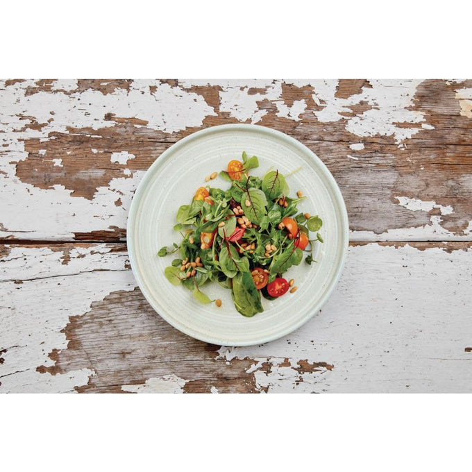 Assiette Plate Vert Printanier Cavolo 27 cm (lot de 4) - Olympia