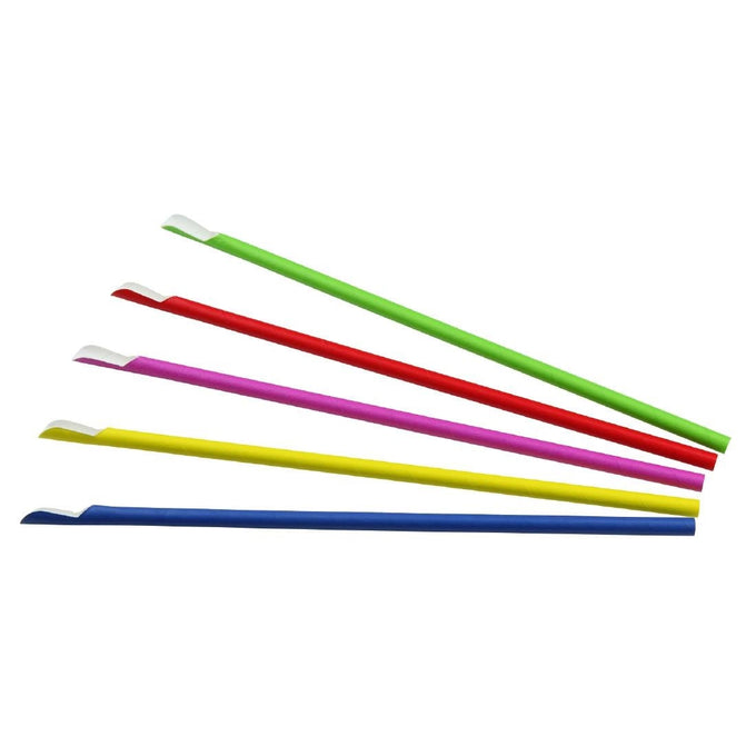 Pailles cuillères en papier (lot de 100) - Sier Disposables