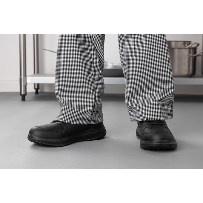 Baskets antidérapantes Hawren noires - Slipbuster Footwear
